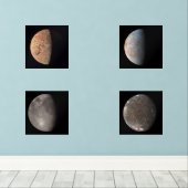Galilean Moons fotoprint set (Houten vloer)