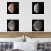Galilean Moons fotoprint set (Slaapkamer)