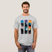 Galilean Moons of Jupiter T-shirt (Voorkant volledig)