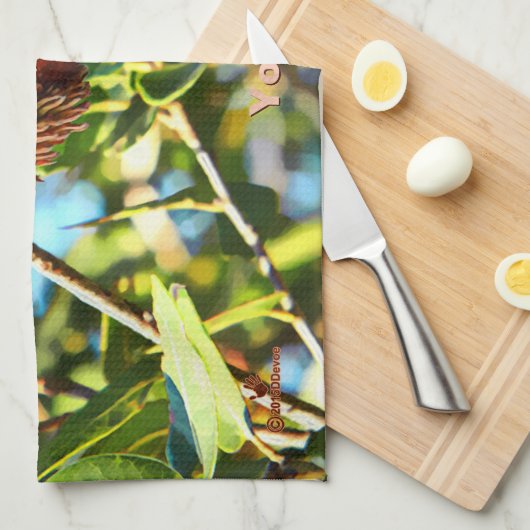 Galilee Acorn Theedoek (Quarter Fold)