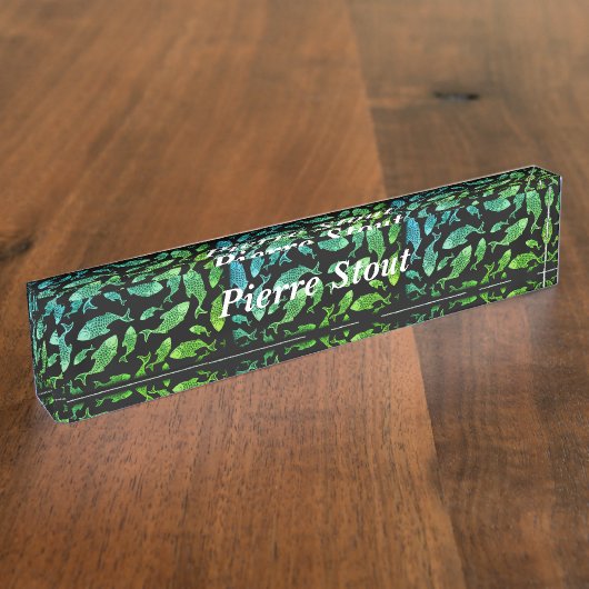 Galilee Fish Naambordje (Zijkant)