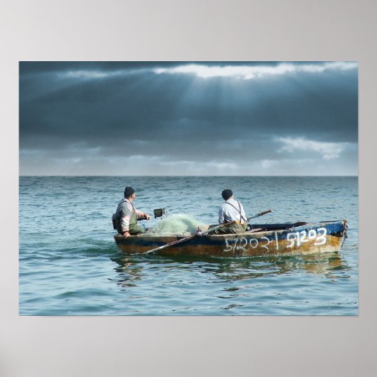 Galilee Fisherman - Pescadores Galileus em Israel Poster (Voorkant)