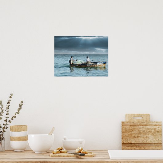 Galilee Fisherman - Pescadores Galileus em Israel Poster (Keuken)