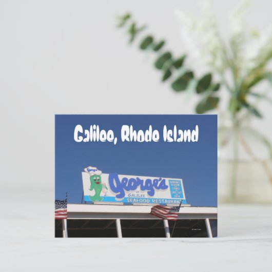 Galilee, Rhode Island Briefkaart (Staand voorkant)