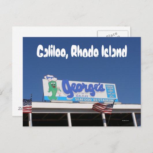 Galilee, Rhode Island Briefkaart (Voorkant / Achterkant)