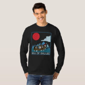 Galilee seas storms religious Christians Christian T-shirt (Voorkant volledig)