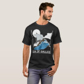 Galilee seas storms religious Christians Christian T-shirt (Voorkant volledig)