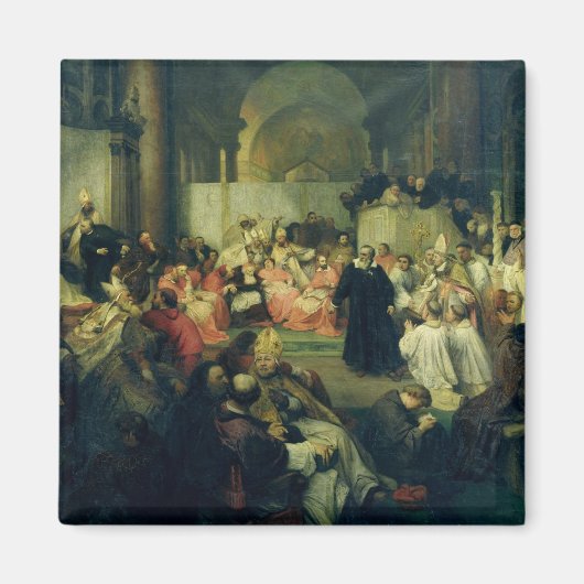 Galilei voor de Raad, 1861 Magneet (Voorkant)