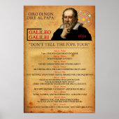 Galileo 1632 Heresy Tour Poster (Voorkant)