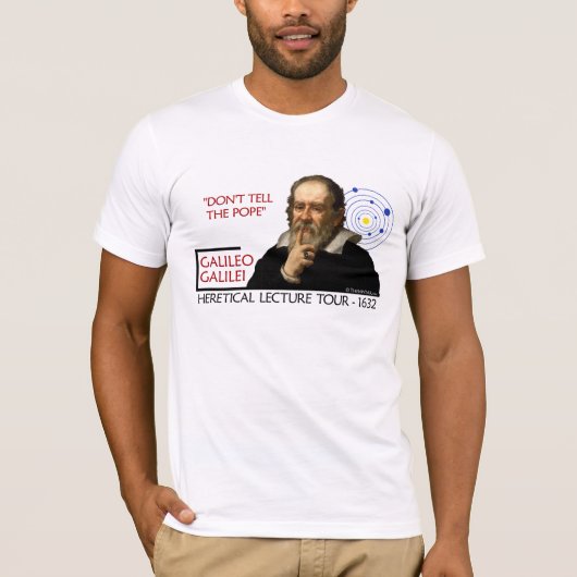 Galileo 1632 Lecture Tour (alleen voor Afbeelding) T-shirt (Voorkant)