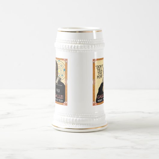 Galileo 1632 Lecture Tour Beer Stein Bierpul (Center)