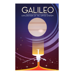 Galileo - Exploratie van het Jupiter-systeem Foto Afdruk