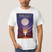 Galileo - Exploratie van het Jupiter-systeem T-shirt (Voorkant)