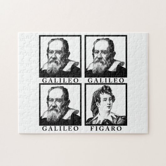 Galileo Figaro BW Legpuzzel (Horizontaal)