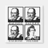 Galileo Figaro BW Magneet (Voorkant)