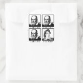 Galileo Figaro BW Ronde Sticker (Tas)