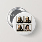 Galileo Figaro Ronde Button 5,7 Cm (Voorkant /achterkant)