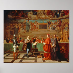 Galileo Galilei (1564-1642) voor leden van de Poster