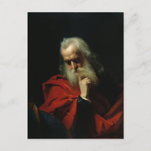 Galileo Galilei 1858 Briefkaart (Voorkant)