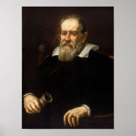 Galileo Galilei - Astronomer en wiskundige Poster