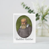 Galileo Galilei Briefkaart (Staand voorkant)