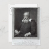 Galileo Galilei Briefkaart (Voorkant / Achterkant)