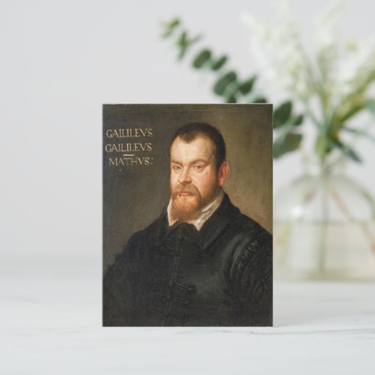 Galileo Galilei Briefkaart (Staand voorkant)