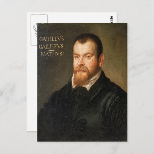 Galileo Galilei Briefkaart (Voorkant / Achterkant)