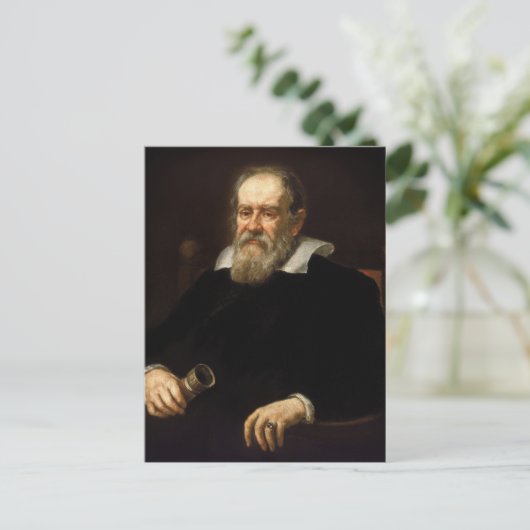 Galileo Galilei Briefkaart (Staand voorkant)