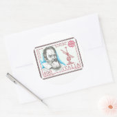 Galileo Galilei Buttonnen en magneten Ronde Sticker (Envelop)