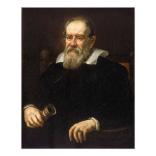 Galileo Galilei Foto Afdruk