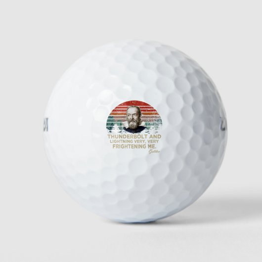 Galileo Galilei Golfballen (Voorkant)