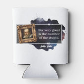 Galileo Galilei Groot aantal van de dommen Blikjeskoeler (Achterkant)