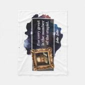 Galileo Galilei Groot aantal van de dommen Fleece Deken (Voorkant)