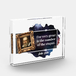 Galileo Galilei Groot aantal van de dommen Fotoblokken