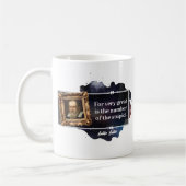 Galileo Galilei Groot aantal van de dommen Koffiemok (Links)