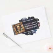 Galileo Galilei Groot aantal van de dommen Ovale Sticker (Envelop)