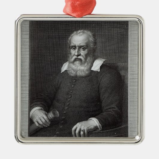 Galileo Galilei Metalen Ornament (Voorkant)