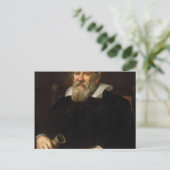 Galileo Galilei Portrait Briefkaart (Staand voorkant)