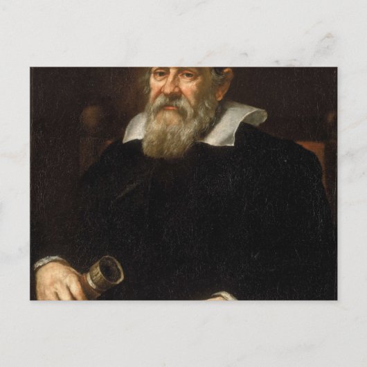 Galileo Galilei Portrait Briefkaart (Voorkant)