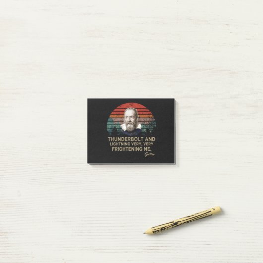 Galileo Galilei Post-it® Notes (Op bureau)