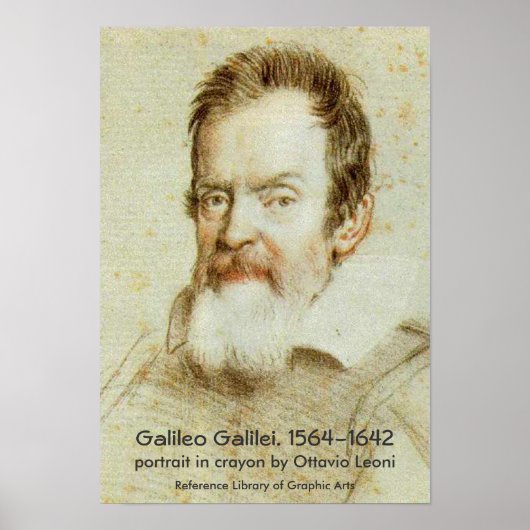 Galileo Galilei Poster (Voorkant)