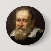 Galileo Galilei Ronde Button 7,6 Cm (Voorkant)