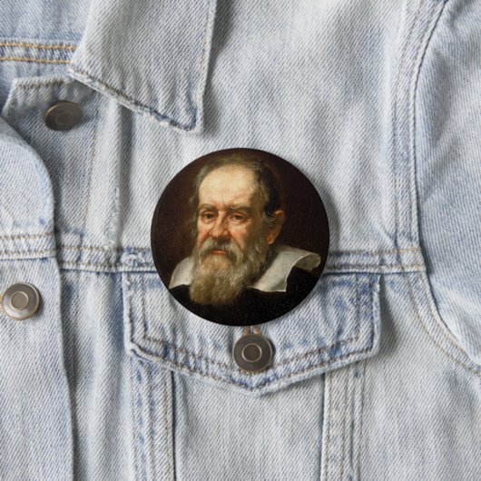 Galileo Galilei Ronde Button 7,6 Cm (In situ)