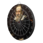 Galileo Galilei: vader van wetenschap & astronomie Dartbord (Voorkant Rechts)