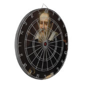 Galileo Galilei: vader van wetenschap & astronomie Dartbord (Voorkant Links)