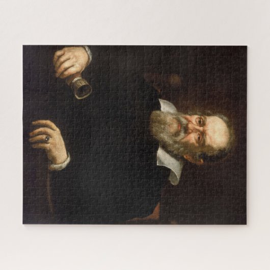 Galileo Galilei: vader van wetenschap & astronomie Legpuzzel (Horizontaal)