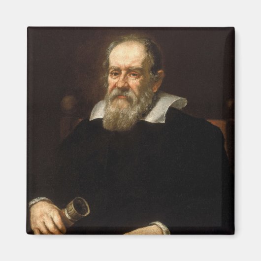 Galileo Galilei: vader van wetenschap & astronomie Magneet (Voorkant)