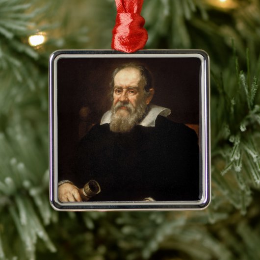 Galileo Galilei: vader van wetenschap & astronomie Metalen Ornament (Boom)