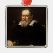 Galileo Galilei: vader van wetenschap & astronomie Metalen Ornament (Voorkant)